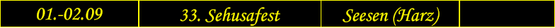 01.-02.09 33. Sehusafest Seesen (Harz)